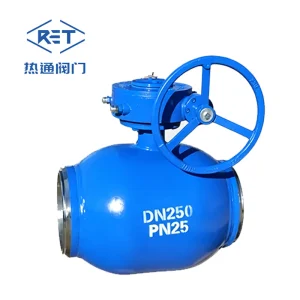 Full Bore Gear Operated Fully Welded Ball Valve