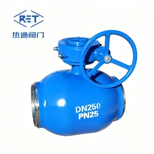 Full Bore Gear Operated Fully Welded Ball Valve