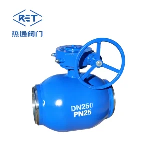 Full Bore Gear Operated Fully Welded Ball Valve