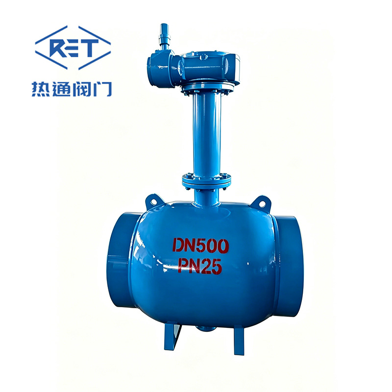 Fully Welded Gear Operated Direct Buried Ball Valve with Extended Stem Fully Welded Gear Operated Direct Buried Ball Valve with Extended Stem