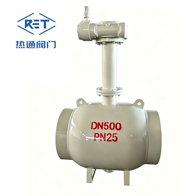 Fully Welded Gear Operated Direct Buried Ball Valve with Extended Stem (2) Fully Welded Gear Operated Direct Buried Ball Valve with Extended Stem