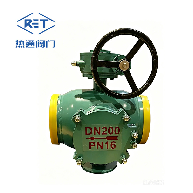 Fully Welded Gear Operated Filter Ball Valve Fully Welded Gear Operated Filter Ball Valve