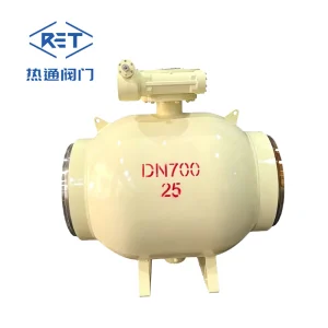 Fully Welded Gear Operated Trunnion Ball Valve