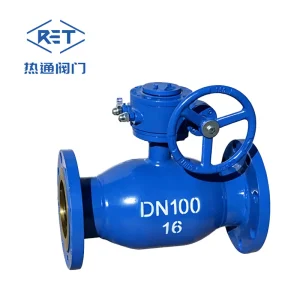 Gear Operated Flanged Fully Welded Ball Valve