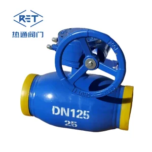 Standard Bore Gear Operated Fully Welded Ball Valve
