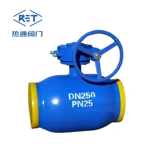 Standard Bore Gear Operated Fully Welded Ball Valve