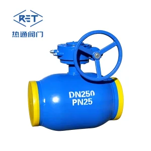Standard Bore Gear Operated Fully Welded Ball Valve