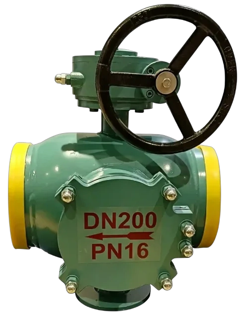 Fully Welded Gear Operated Filter Ball Valve DN150-DN400 PN16-PN64
