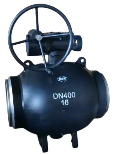 Fully Welded Gear Operated Trunnion Ball Valve DN150-DN350 PN16-PN64